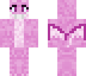 pink smiling dragon