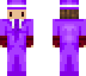 purple man with fighters bindings