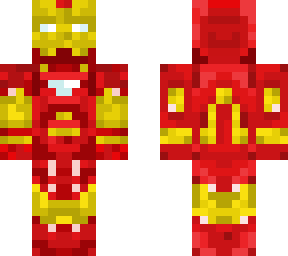 skin de iron man chido