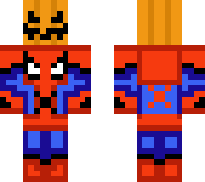 spider man with pumpkin