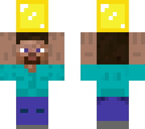 steve holding gold