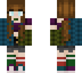 sweater blue and green