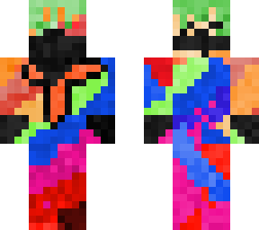 una skin con t colorida exsageradamente colorida para  boludear un rato