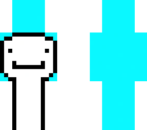 aqua version of dream's skin