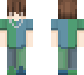 blue and green boy