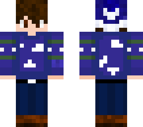 blue cloud jumper