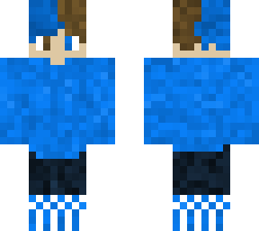 blue hoodie boy