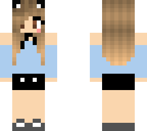 blue sweater cat girl