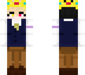 boy in suit with a crown
