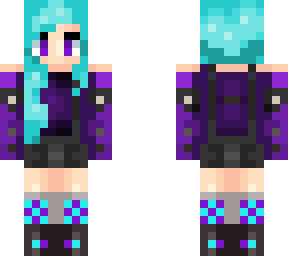 cyan girl