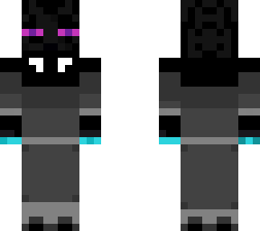 enderman in gray suit