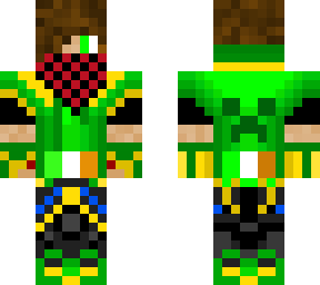 futuristic green/yellow guy