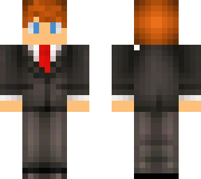 ginger in a suit