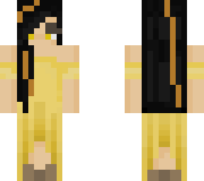 golden dress