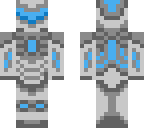 grey robot skin