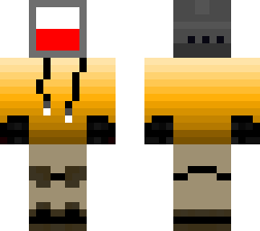 halloween polish flag tv head