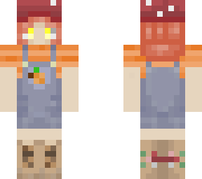 mushroom but pumpkin and spooky