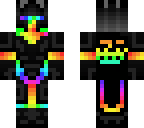 neon knight with troll back