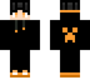 orange gamer boy - cool effect