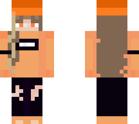 orange halloween girl