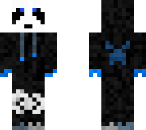 panda in a hoodie