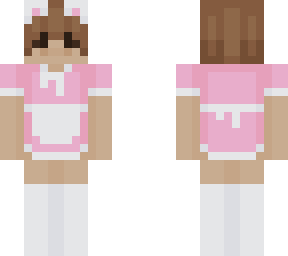 pink cat maid boy