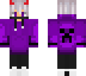 purple hoodie
