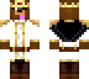 snow themed gold bear