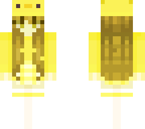 yellow axolotl girl (fixed and edited)