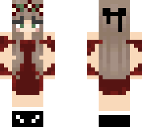 aesthetic girl flowers crown