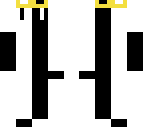 black and white king