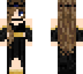 black dress with gold belt