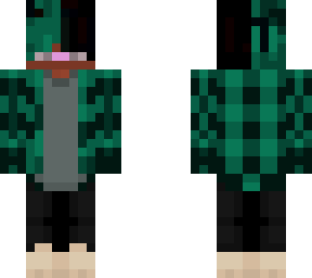 black green sponky guy