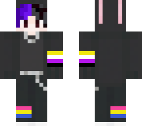 black/purple emo