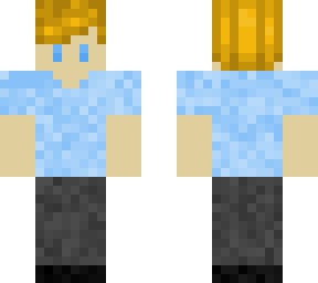 blue shirt kid