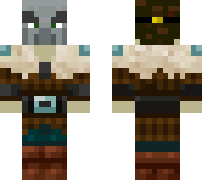 boy wear pillager mask fixed