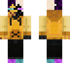 crow enderman and bee skin