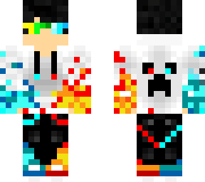 fire & ice gamer with pit vipers skin