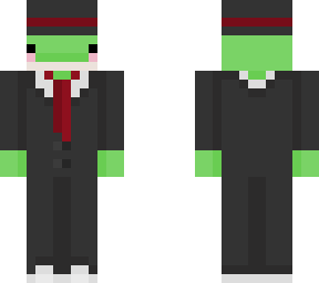 frog in suit