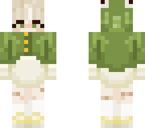 girl with frog cape