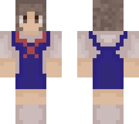 girl with overalls
