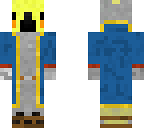 grey bird in cloak
