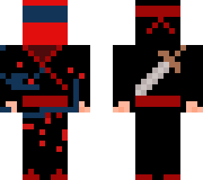 inposter  ninja    with blod