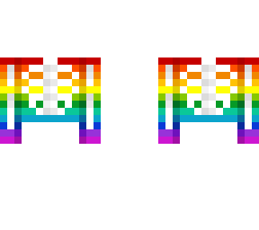 ob - rainbow skeleton croptop