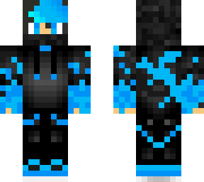 sky blue neon gamer
