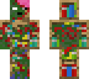 zombie bookshelf skin