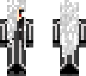 anime long white hair