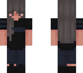 black & blue girl