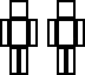 black outline