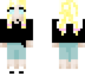 blonde black top